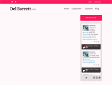 Tablet Screenshot of delbarrett.com